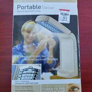 Verilux portable natural light led lamp perfect for crafts, sewing, etc!